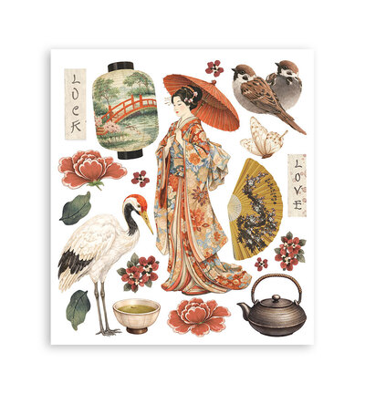 DFLRBXG11 - Stamperia - Stamperia sélection Rub-On 6 feuilles – Oriental Garden - Rub On - Detail 5 DFLRBXG11 - Stamperia - Stamperia sélection Rub-On 6 feuilles – Oriental Garden - Rub On - Detail 5