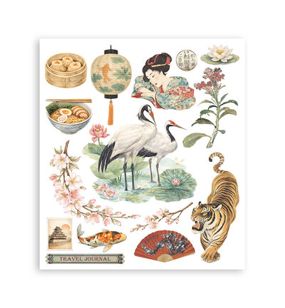 DFLRBXG11 - Stamperia - Stamperia sélection Rub-On 6 feuilles – Oriental Garden - Rub On - Detail 6 DFLRBXG11 - Stamperia - Stamperia sélection Rub-On 6 feuilles – Oriental Garden - Rub On - Detail 6