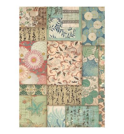 DFSAK6057 - Stamperia - Stamperia papier de riz A6 fonds 8 feuilles – Oriental Garden - Rice Paper - Detail 5 DFSAK6057 - Stamperia - Stamperia papier de riz A6 fonds 8 feuilles – Oriental Garden - Rice Paper - Detail 5