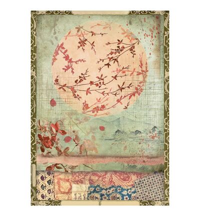 DFSA6X08 - Stamperia - Stamperia mini papier de riz A6 8 feuilles – Oriental Garden - Rice Paper - Detail 1 DFSA6X08 - Stamperia - Stamperia mini papier de riz A6 8 feuilles – Oriental Garden - Rice Paper - Detail 1