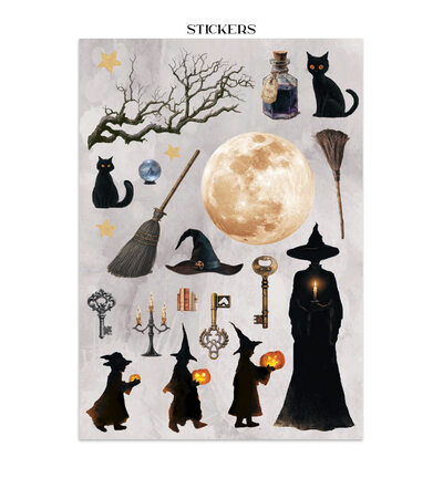 SBJK22 - Stamperia - Stamperia junk journal stickers et découpes – Halloween - Junk journal - Detail 2 SBJK22 - Stamperia - Stamperia junk journal stickers et découpes – Halloween - Junk journal - Detail 2