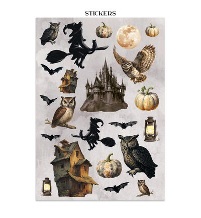 SBJK22 - Stamperia - Stamperia junk journal stickers et découpes – Halloween - Junk journal - Detail 27 SBJK22 - Stamperia - Stamperia junk journal stickers et découpes – Halloween - Junk journal - Detail 27