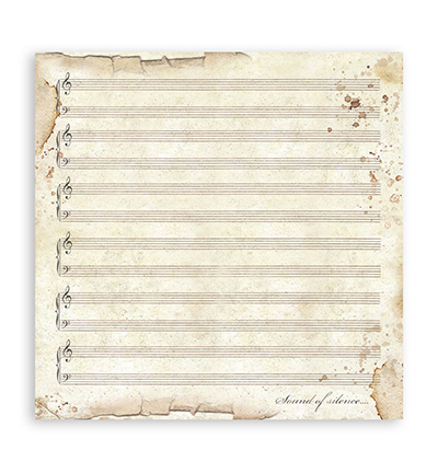 SBBS118 - Stamperia - Stamperia Scrapbooking Small Pad Music - Music - Scrapbooking Pads - Detail 20 SBBS118 - Stamperia - Stamperia Scrapbooking Small Pad Music - Music - Scrapbooking Pads - Detail 20