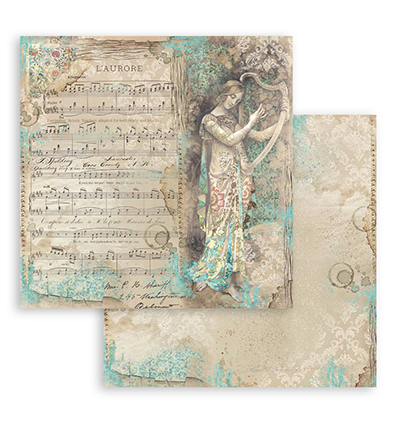 SBBS118 - Stamperia - Stamperia Scrapbooking Small Pad Music - Music - Scrapbooking Pads - Detail 24 SBBS118 - Stamperia - Stamperia Scrapbooking Small Pad Music - Music - Scrapbooking Pads - Detail 24