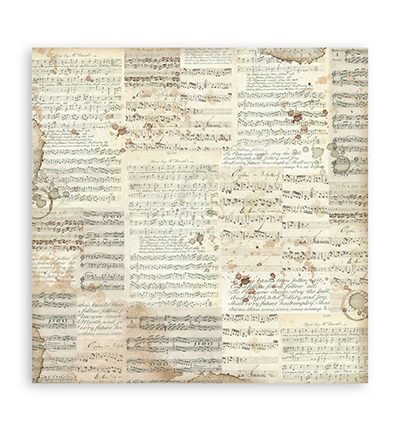 SBBS118 - Stamperia - Stamperia Scrapbooking Small Pad Music - Music - Scrapbooking Pads - Detail 29 SBBS118 - Stamperia - Stamperia Scrapbooking Small Pad Music - Music - Scrapbooking Pads - Detail 29