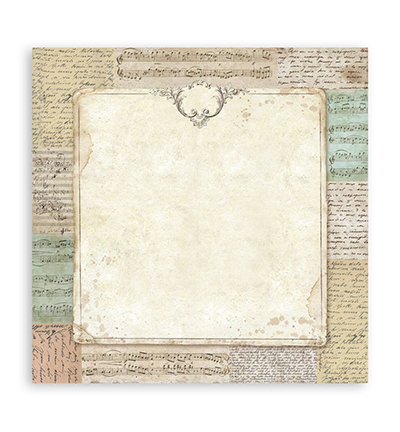 SBBS118 - Stamperia - Stamperia Scrapbooking Small Pad Music - Music - Scrapbooking Pads - Detail 35 SBBS118 - Stamperia - Stamperia Scrapbooking Small Pad Music - Music - Scrapbooking Pads - Detail 35