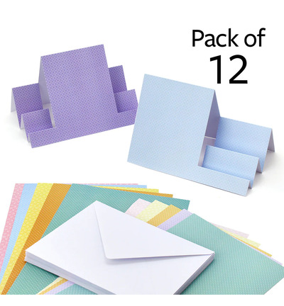 05-10019PST - Katy Sue Designs - Cartes Stepper et enveloppes - Pretty Pastels - Card Blanks, Envelopes and Boxes - Detail 1 05-10019PST - Katy Sue Designs - Cartes Stepper et enveloppes - Pretty Pastels - Card Blanks, Envelopes and Boxes - Detail 1