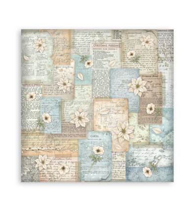 SBBL190 - Stamperia - Stamperia grand bloc scrapbooking 30,5x30,5 cm – White Christmas - Scrapbooking Pad - Detail 15 SBBL190 - Stamperia - Stamperia grand bloc scrapbooking 30,5x30,5 cm – White Christmas - Scrapbooking Pad - Detail 15