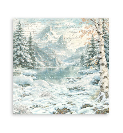 SBBL190 - Stamperia - Stamperia grand bloc scrapbooking 30,5x30,5 cm – White Christmas - Scrapbooking Pad - Detail 30 SBBL190 - Stamperia - Stamperia grand bloc scrapbooking 30,5x30,5 cm – White Christmas - Scrapbooking Pad - Detail 30