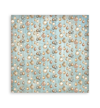 SBBL191 - Stamperia - Stamperia bloc de fonds scrapbooking 30,5x30,5 cm – White Christmas - Scrapbooking Pad - Detail 7 SBBL191 - Stamperia - Stamperia bloc de fonds scrapbooking 30,5x30,5 cm – White Christmas - Scrapbooking Pad - Detail 7