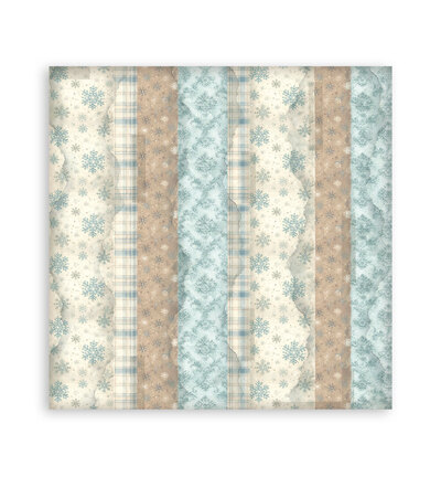SBBL191 - Stamperia - Stamperia bloc de fonds scrapbooking 30,5x30,5 cm – White Christmas - Scrapbooking Pad - Detail 14 SBBL191 - Stamperia - Stamperia bloc de fonds scrapbooking 30,5x30,5 cm – White Christmas - Scrapbooking Pad - Detail 14