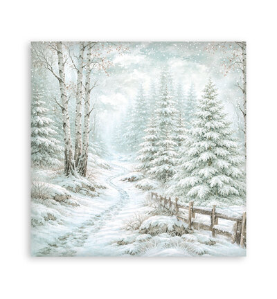 SBBL191 - Stamperia - Stamperia bloc de fonds scrapbooking 30,5x30,5 cm – White Christmas - Scrapbooking Pad - Detail 16 SBBL191 - Stamperia - Stamperia bloc de fonds scrapbooking 30,5x30,5 cm – White Christmas - Scrapbooking Pad - Detail 16