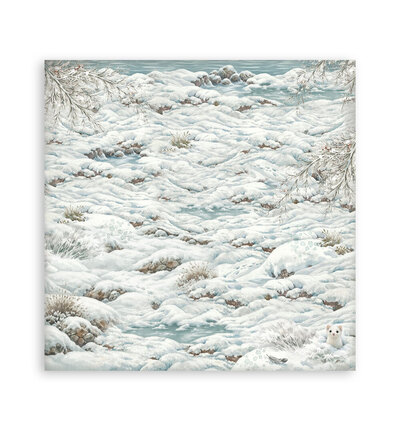 SBBL191 - Stamperia - Stamperia bloc de fonds scrapbooking 30,5x30,5 cm – White Christmas - Scrapbooking Pad - Detail 23 SBBL191 - Stamperia - Stamperia bloc de fonds scrapbooking 30,5x30,5 cm – White Christmas - Scrapbooking Pad - Detail 23