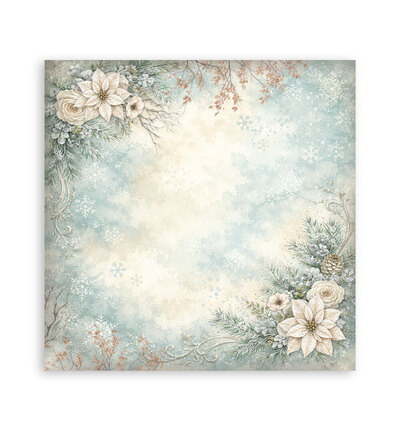 SBBS147 - Stamperia - Stamperia bloc de fonds scrapbooking 20,3x20,3 cm – White Christmas - Scrapbooking Pad - Detail 31 SBBS147 - Stamperia - Stamperia bloc de fonds scrapbooking 20,3x20,3 cm – White Christmas - Scrapbooking Pad - Detail 31