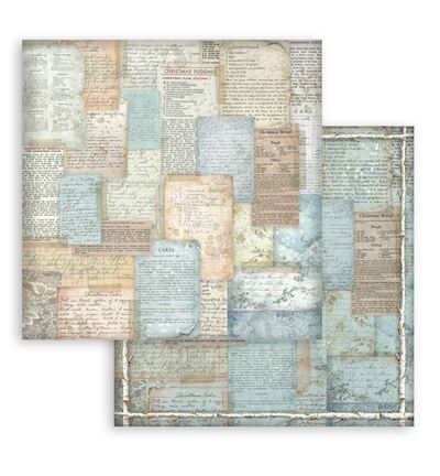 SBBS147 - Stamperia - Stamperia bloc de fonds scrapbooking 20,3x20,3 cm – White Christmas - Scrapbooking Pad - Detail 33 SBBS147 - Stamperia - Stamperia bloc de fonds scrapbooking 20,3x20,3 cm – White Christmas - Scrapbooking Pad - Detail 33