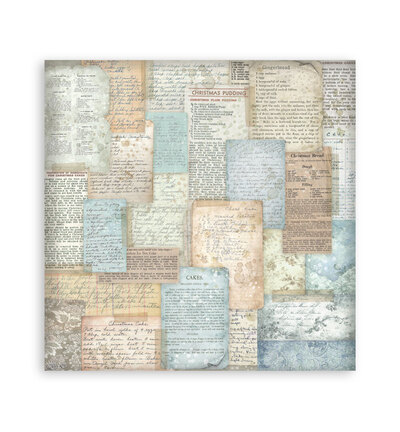 SBBS147 - Stamperia - Stamperia bloc de fonds scrapbooking 20,3x20,3 cm – White Christmas - Scrapbooking Pad - Detail 34 SBBS147 - Stamperia - Stamperia bloc de fonds scrapbooking 20,3x20,3 cm – White Christmas - Scrapbooking Pad - Detail 34