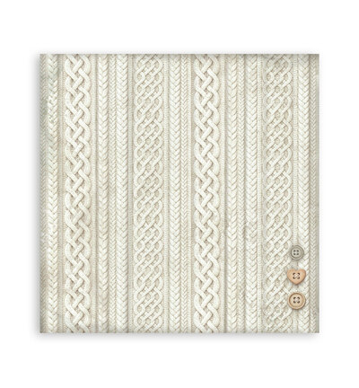 SBBSXB27 - Stamperia - Stamperia bloc papier simple face 20,3x20,3 cm – White Christmas - Scrapbooking Pad - Detail 5 SBBSXB27 - Stamperia - Stamperia bloc papier simple face 20,3x20,3 cm – White Christmas - Scrapbooking Pad - Detail 5