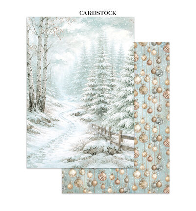 SBJK28 - Stamperia - Stamperia junk journal stickers et découpes – White Christmas - Journals & Sets - Detail 3 SBJK28 - Stamperia - Stamperia junk journal stickers et découpes – White Christmas - Journals & Sets - Detail 3