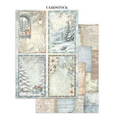 SBJK28 - Stamperia - Stamperia junk journal stickers et découpes – White Christmas - Journals & Sets - Detail 11 SBJK28 - Stamperia - Stamperia junk journal stickers et découpes – White Christmas - Journals & Sets - Detail 11