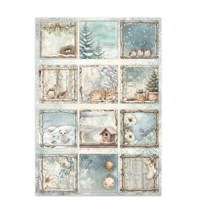SBJK28 - Stamperia - Stamperia junk journal stickers et découpes – White Christmas - Journals & Sets - Detail 15 SBJK28 - Stamperia - Stamperia junk journal stickers et découpes – White Christmas - Journals & Sets - Detail 15