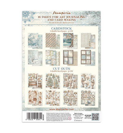 SBJKS07 - Stamperia - Stamperia junk journal Focus Points A5 – White Christmas - Journals & Sets - Detail 10 SBJKS07 - Stamperia - Stamperia junk journal Focus Points A5 – White Christmas - Journals & Sets - Detail 10