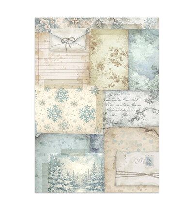 SBJKS07 - Stamperia - Stamperia junk journal Focus Points A5 – White Christmas - Journals & Sets - Detail 28 SBJKS07 - Stamperia - Stamperia junk journal Focus Points A5 – White Christmas - Journals & Sets - Detail 28
