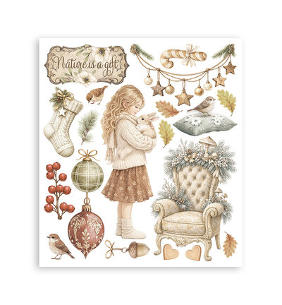 DFLRBXG13 - Stamperia - Stamperia sélection Rub-On 6 feuilles – White Christmas - Rub On - Detail 3 DFLRBXG13 - Stamperia - Stamperia sélection Rub-On 6 feuilles – White Christmas - Rub On - Detail 3