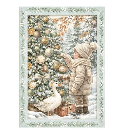 DFSA6X10 - Stamperia - Stamperia mini papier de riz A6 8 feuilles – White Christmas - Rice Paper - Detail 3 DFSA6X10 - Stamperia - Stamperia mini papier de riz A6 8 feuilles – White Christmas - Rice Paper - Detail 3
