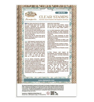 WTK245 - Stamperia - Stamperia tampons transparents 14x18 cm – White Christmas - Clear Stamps - Detail 2 WTK245 - Stamperia - Stamperia tampons transparents 14x18 cm – White Christmas - Clear Stamps - Detail 2