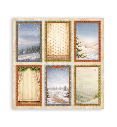 SBBL192 - Stamperia - Stamperia grand bloc scrapbooking 30,5x30,5 cm – Silent Night - Scrapbooking Pad - Detail 4 SBBL192 - Stamperia - Stamperia grand bloc scrapbooking 30,5x30,5 cm – Silent Night - Scrapbooking Pad - Detail 4
