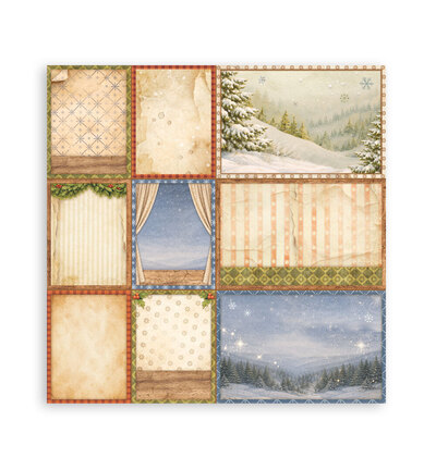 SBBL192 - Stamperia - Stamperia grand bloc scrapbooking 30,5x30,5 cm – Silent Night - Scrapbooking Pad - Detail 7 SBBL192 - Stamperia - Stamperia grand bloc scrapbooking 30,5x30,5 cm – Silent Night - Scrapbooking Pad - Detail 7