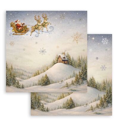 SBBL192 - Stamperia - Stamperia grand bloc scrapbooking 30,5x30,5 cm – Silent Night - Scrapbooking Pad - Detail 13 SBBL192 - Stamperia - Stamperia grand bloc scrapbooking 30,5x30,5 cm – Silent Night - Scrapbooking Pad - Detail 13