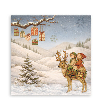 SBBL192 - Stamperia - Stamperia grand bloc scrapbooking 30,5x30,5 cm – Silent Night - Scrapbooking Pad - Detail 17 SBBL192 - Stamperia - Stamperia grand bloc scrapbooking 30,5x30,5 cm – Silent Night - Scrapbooking Pad - Detail 17