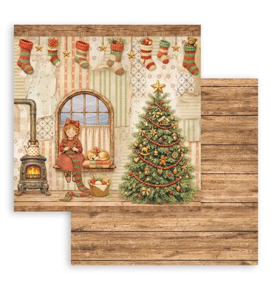 SBBL192 - Stamperia - Stamperia grand bloc scrapbooking 30,5x30,5 cm – Silent Night - Scrapbooking Pad - Detail 19 SBBL192 - Stamperia - Stamperia grand bloc scrapbooking 30,5x30,5 cm – Silent Night - Scrapbooking Pad - Detail 19