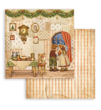 SBBL192 - Stamperia - Stamperia grand bloc scrapbooking 30,5x30,5 cm – Silent Night - Scrapbooking Pad - Detail 22 SBBL192 - Stamperia - Stamperia grand bloc scrapbooking 30,5x30,5 cm – Silent Night - Scrapbooking Pad - Detail 22
