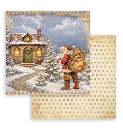 SBBL192 - Stamperia - Stamperia grand bloc scrapbooking 30,5x30,5 cm – Silent Night - Scrapbooking Pad - Detail 25 SBBL192 - Stamperia - Stamperia grand bloc scrapbooking 30,5x30,5 cm – Silent Night - Scrapbooking Pad - Detail 25