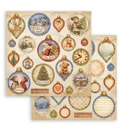 SBBL192 - Stamperia - Stamperia grand bloc scrapbooking 30,5x30,5 cm – Silent Night - Scrapbooking Pad - Detail 34 SBBL192 - Stamperia - Stamperia grand bloc scrapbooking 30,5x30,5 cm – Silent Night - Scrapbooking Pad - Detail 34