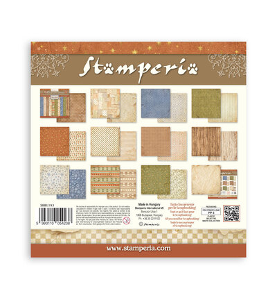 SBBL193 - Stamperia - Stamperia bloc de fonds scrapbooking 30,5x30,5 cm – Silent Night - Scrapbooking Pad - Detail 12 SBBL193 - Stamperia - Stamperia bloc de fonds scrapbooking 30,5x30,5 cm – Silent Night - Scrapbooking Pad - Detail 12