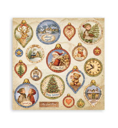 SBBXLB40 - Stamperia - Stamperia bloc papier simple face 30,5x30,5 cm – Silent Night - Scrapbooking Pad - Detail 10 SBBXLB40 - Stamperia - Stamperia bloc papier simple face 30,5x30,5 cm – Silent Night - Scrapbooking Pad - Detail 10