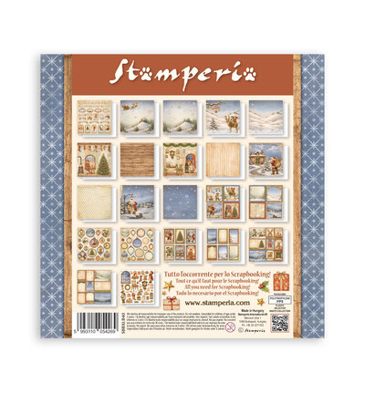 SBBXLB40 - Stamperia - Stamperia bloc papier simple face 30,5x30,5 cm – Silent Night - Scrapbooking Pad - Detail 18 SBBXLB40 - Stamperia - Stamperia bloc papier simple face 30,5x30,5 cm – Silent Night - Scrapbooking Pad - Detail 18