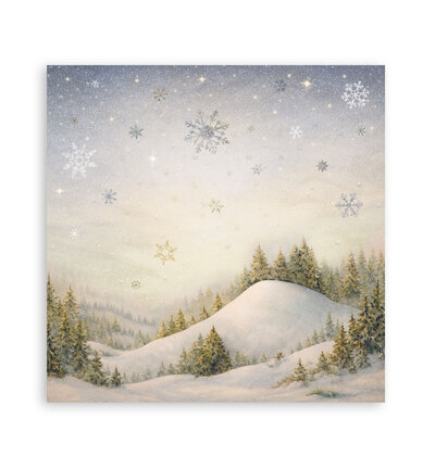 SBBXLB40 - Stamperia - Stamperia bloc papier simple face 30,5x30,5 cm – Silent Night - Scrapbooking Pad - Detail 20 SBBXLB40 - Stamperia - Stamperia bloc papier simple face 30,5x30,5 cm – Silent Night - Scrapbooking Pad - Detail 20
