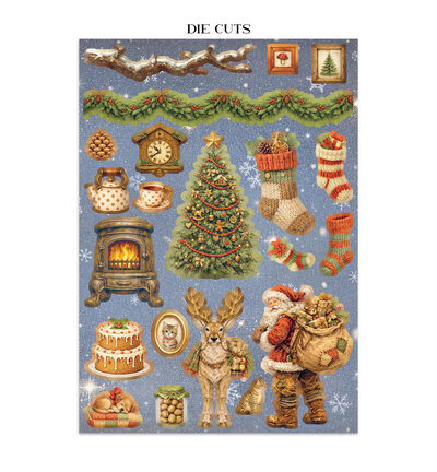 SBJK27 - Stamperia - Stamperia junk journal stickers et découpes – Silent Night - Journals & Sets - Detail 9 SBJK27 - Stamperia - Stamperia junk journal stickers et découpes – Silent Night - Journals & Sets - Detail 9