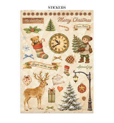 SBJK27 - Stamperia - Stamperia junk journal stickers et découpes – Silent Night - Journals & Sets - Detail 27 SBJK27 - Stamperia - Stamperia junk journal stickers et découpes – Silent Night - Journals & Sets - Detail 27