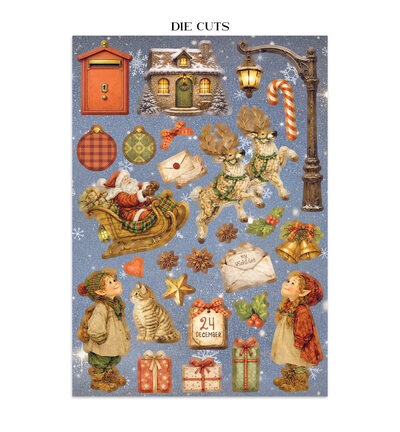 SBJK27 - Stamperia - Stamperia junk journal stickers et découpes – Silent Night - Journals & Sets - Detail 28 SBJK27 - Stamperia - Stamperia junk journal stickers et découpes – Silent Night - Journals & Sets - Detail 28
