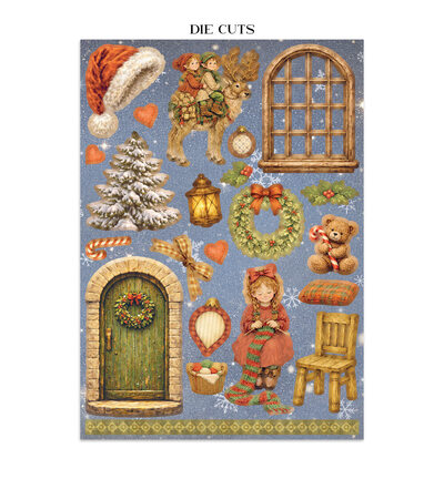 SBJK27 - Stamperia - Stamperia junk journal stickers et découpes – Silent Night - Journals & Sets - Detail 29 SBJK27 - Stamperia - Stamperia junk journal stickers et découpes – Silent Night - Journals & Sets - Detail 29