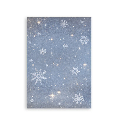 SBW35 - Stamperia - Stamperia bloc washi A5 8 feuilles – Silent Night - Washi Pad - Detail 9 SBW35 - Stamperia - Stamperia bloc washi A5 8 feuilles – Silent Night - Washi Pad - Detail 9