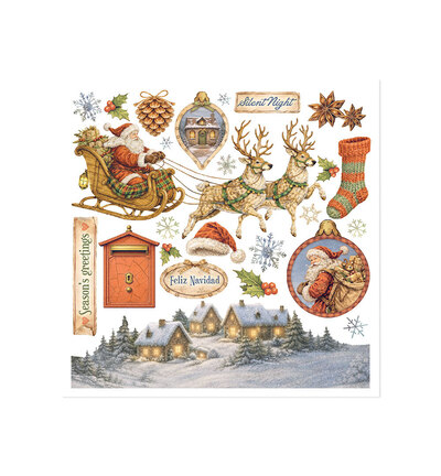 DFLRBX20 - Stamperia - Stamperia set Rub-On 6 feuilles – Silent Night - Rub On - Detail 3 DFLRBX20 - Stamperia - Stamperia set Rub-On 6 feuilles – Silent Night - Rub On - Detail 3