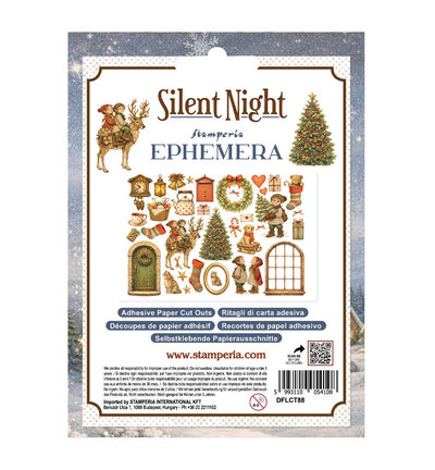 DFLCT88 - Stamperia - Stamperia éphéméra – Silent Night - Ephemera & Die Cut - Detail 2 DFLCT88 - Stamperia - Stamperia éphéméra – Silent Night - Ephemera & Die Cut - Detail 2