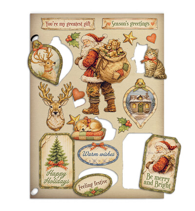 KLSP205 - Stamperia - Stamperia formes en bois A5 – Silent Night - Decorative Shapes - Detail 2 KLSP205 - Stamperia - Stamperia formes en bois A5 – Silent Night - Decorative Shapes - Detail 2