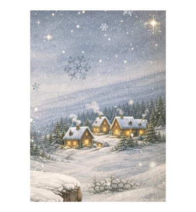 DFSA6X09 - Stamperia - Stamperia mini papier de riz A6 8 feuilles – Silent Night - Rice Paper - Detail 4 DFSA6X09 - Stamperia - Stamperia mini papier de riz A6 8 feuilles – Silent Night - Rice Paper - Detail 4